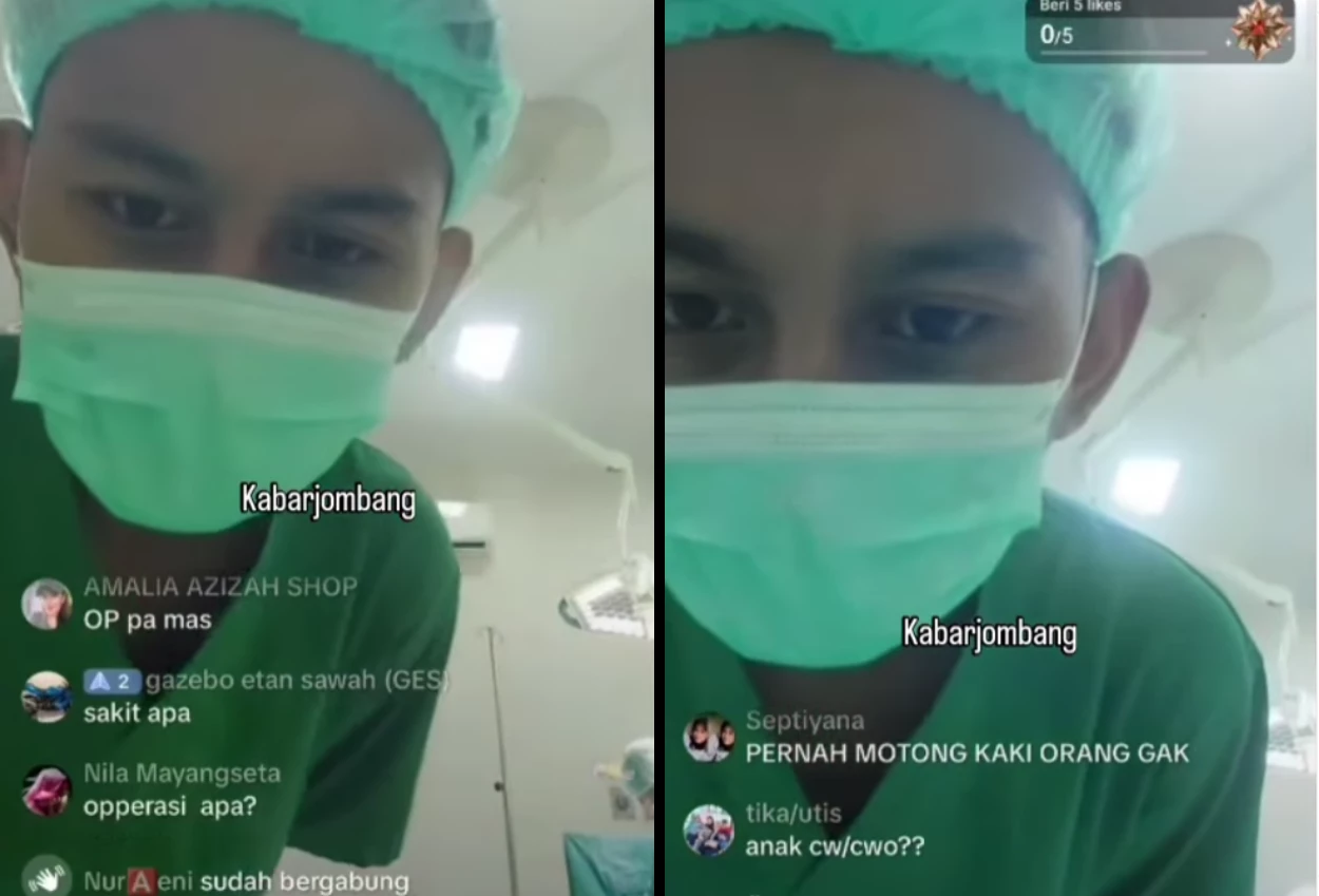 Viral! live tiktok saat operasi caesar, 2 nakes di jombang dipecat