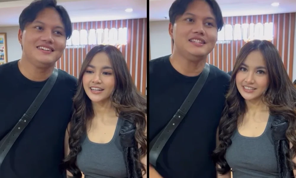 Viral! mahalini kenakan tanktop saat urus paspor anak di imigrasi lounge