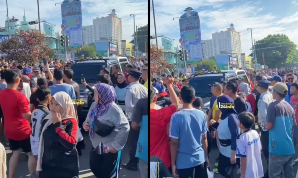 Viral! warga kompak soraki mobil jip yang terbos cfd di margonda