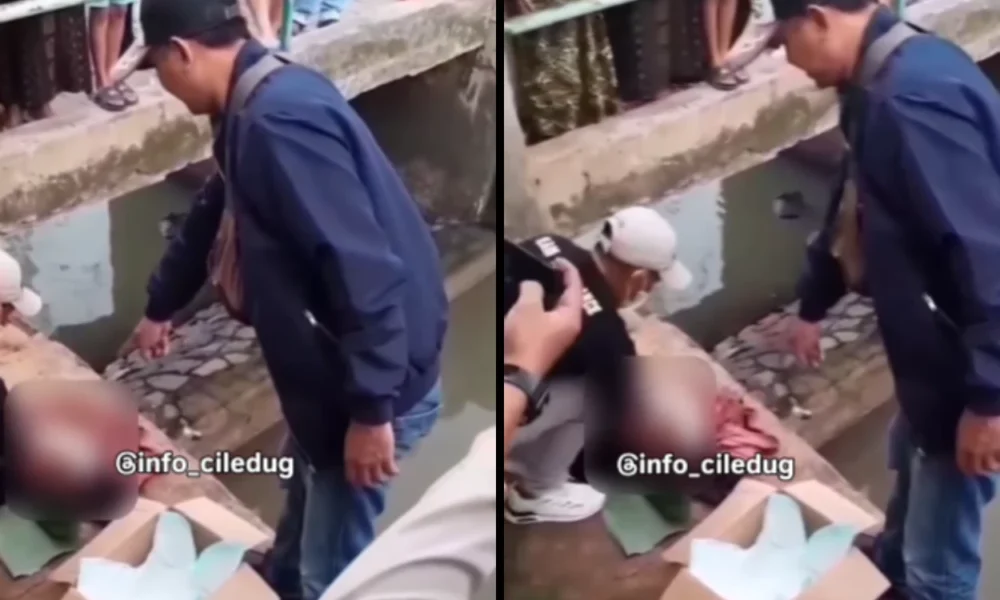 Warga kembangan geger! mayat bayi ditemukan di pintu air bendungan polor