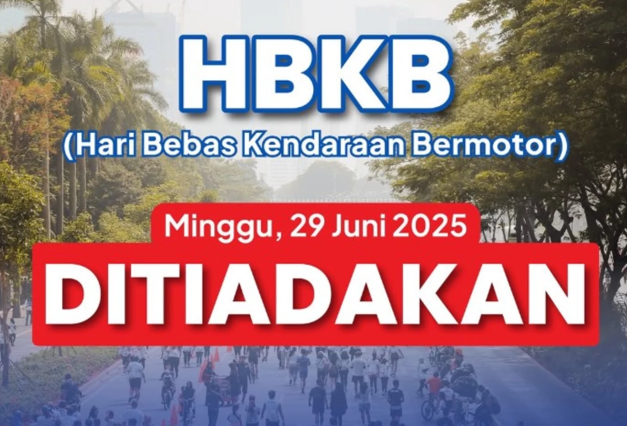 Car free day di jakarta ditiadakan minggu ini