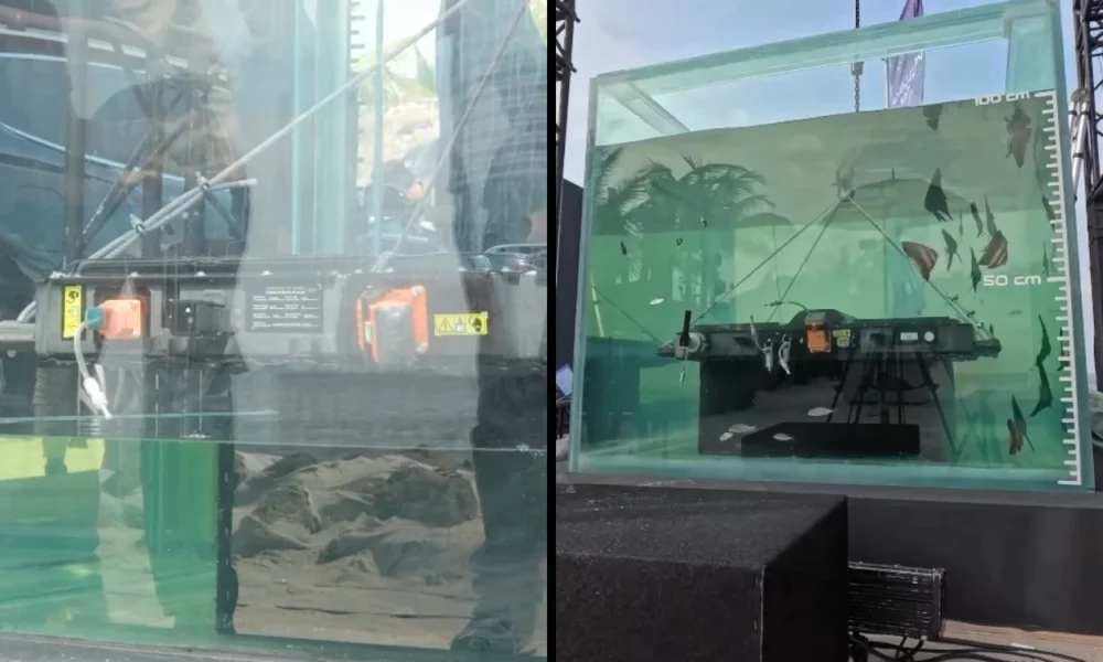 Chery uji ketahanan baterai tiggo 8 csh di air laut selama 53 jam