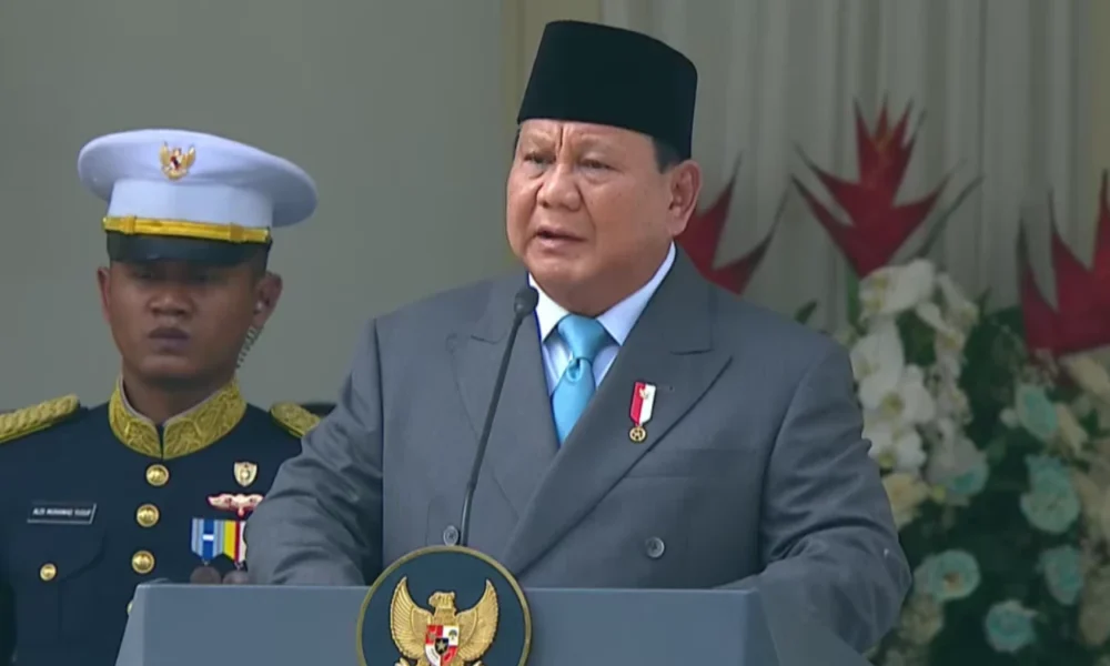 Di hari lahir pancasila, prabowo tegaskan pemimpin harus jaga kepercayaan rakyat
