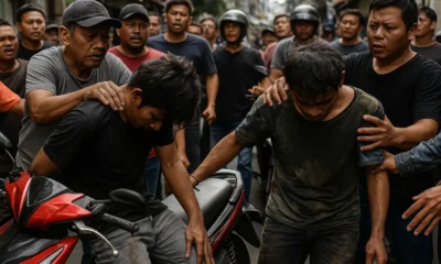 Dua pelaku curanmor di petamburan babak belur dihajar warga