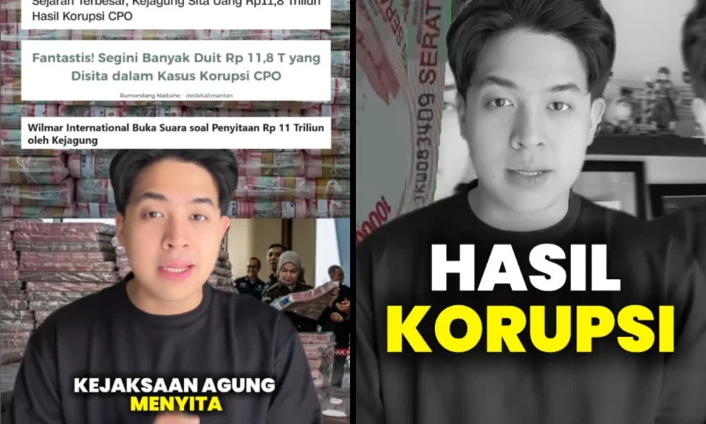 Jerome polin sebut tumpukan uang rp11,8 t hasil korupsi cpo lebih tinggi dari gunung everest