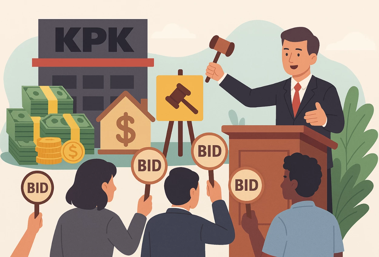 Kpk pastikan proses lelang aset koruptor transparan dan bebas kecurangan