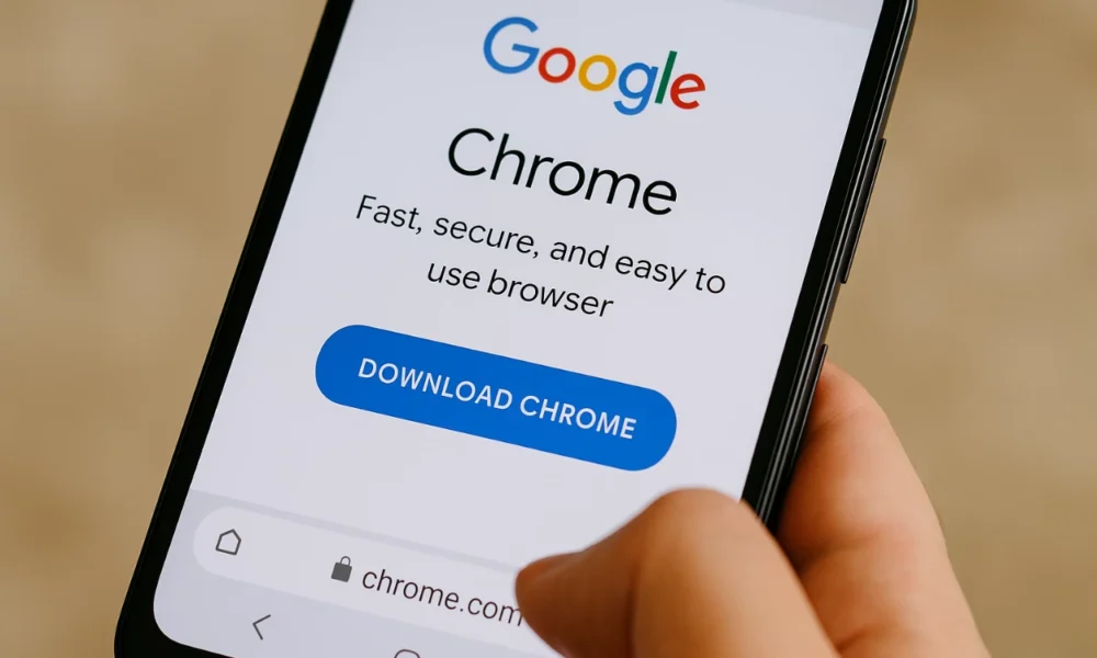 Lebih nyaman! bar alamat chrome android kini bisa di posisi bawah