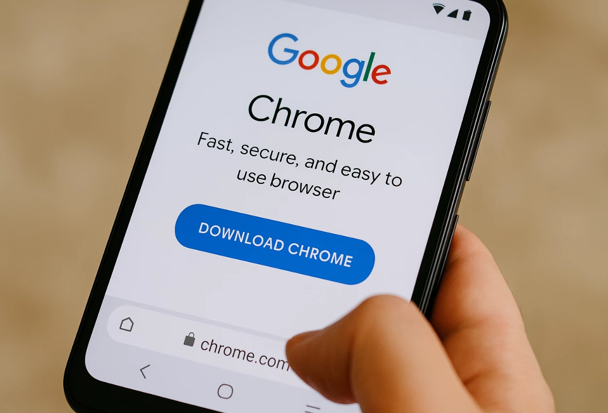 Lebih nyaman! bar alamat chrome android kini bisa di posisi bawah