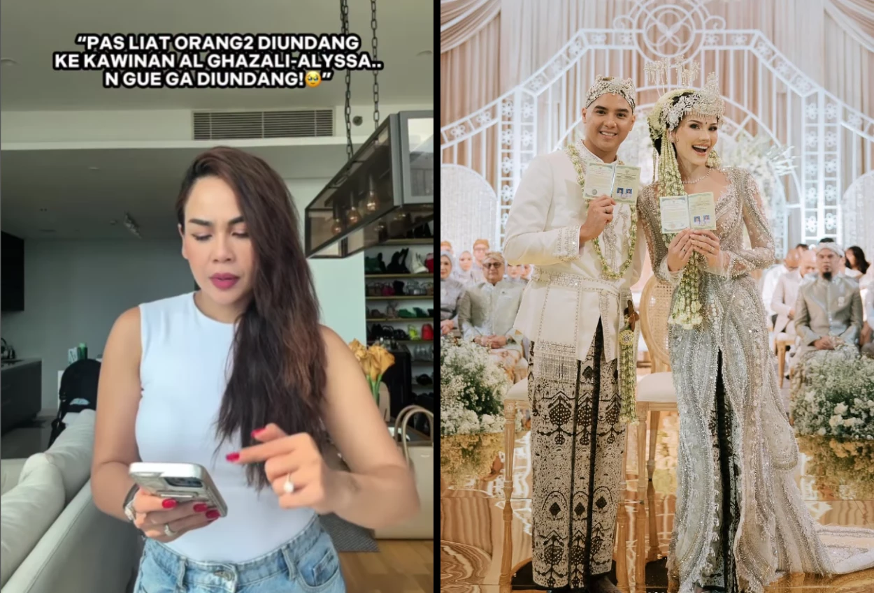 Melaney ricardo sedih tak diundang di pernikahan al ghazali dan alyssa daguise
