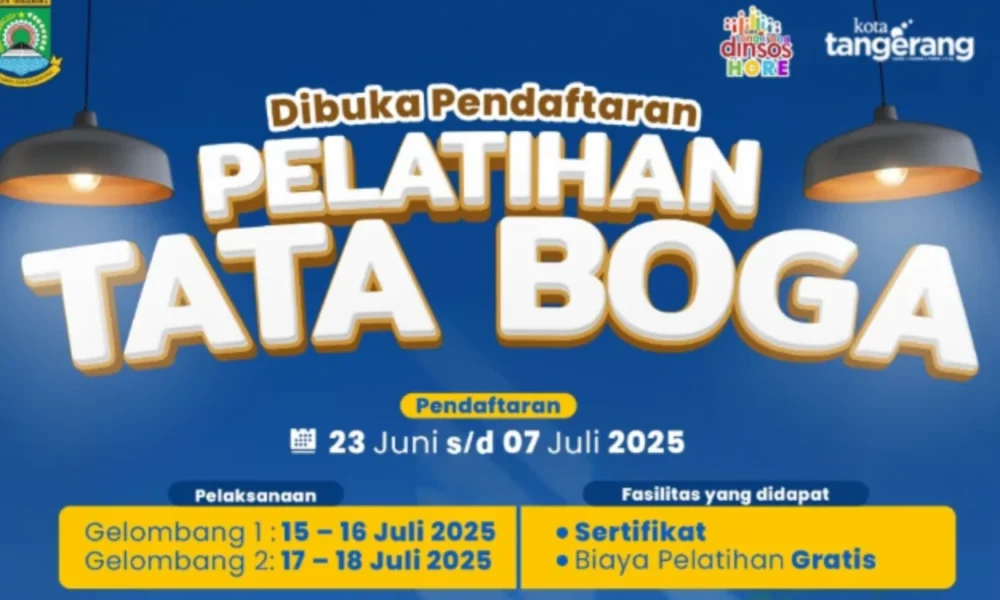 Pemkot tangerang buka pelatihan tata boga gratis, ini syaratnya!