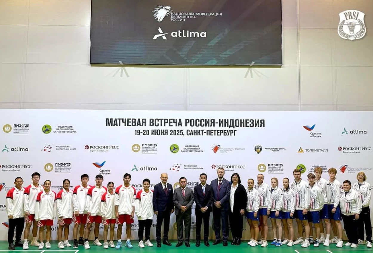 Pererat hubungan olahraga, pbsi jalin kerja sama bulu tangkis dengan rusia
