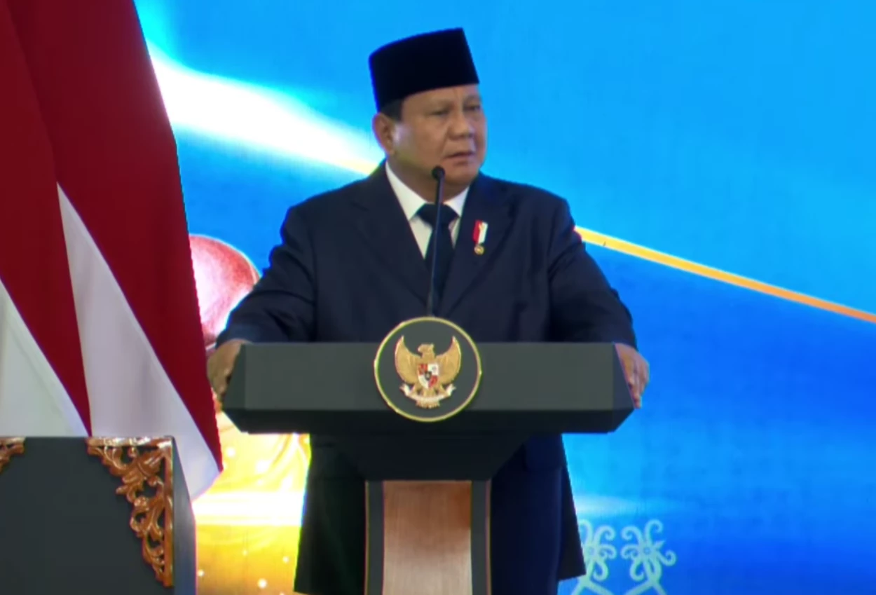 Prabowo hadiri acara pengukuhan hakim di gedung mahkamah agung