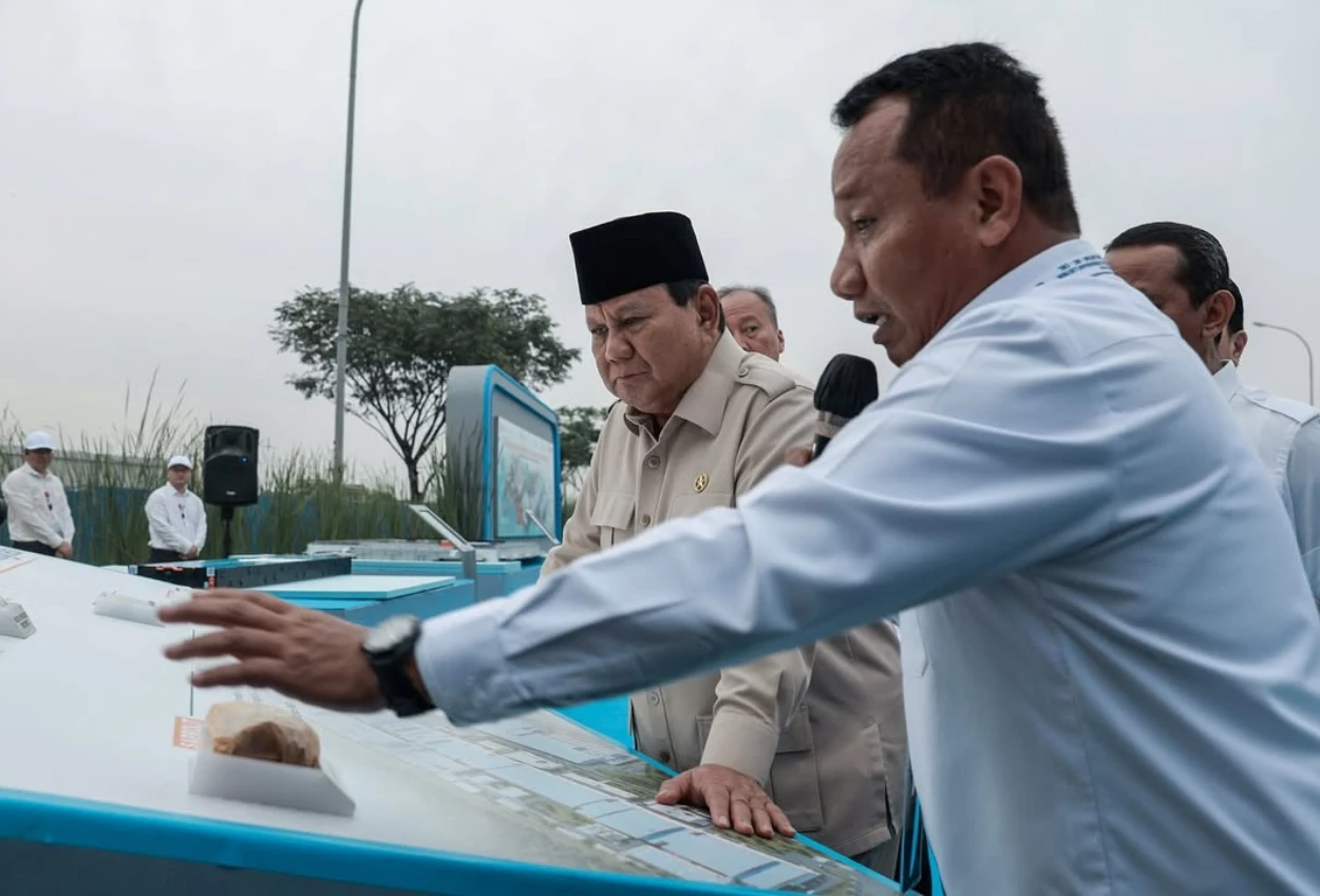 Prabowo resmikan proyek baterai terbesar se asia tenggara, tekankan pentingnya hilirisasi sda