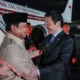 Prabowo subianto kunjungan ke singapura, disambut oleh pm larence wong dan pelajar indonesia