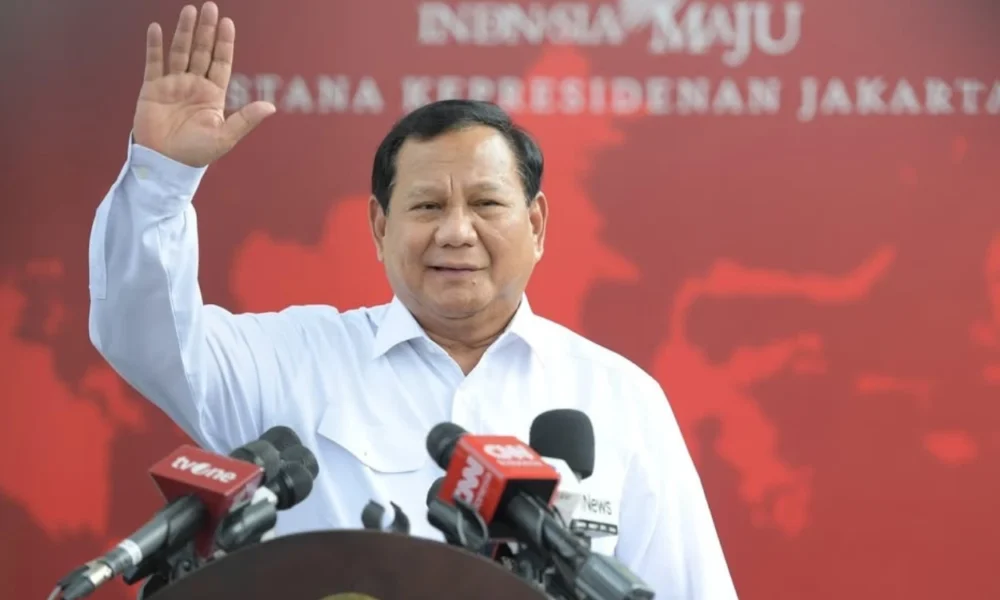 Presiden prabowo subianto resmi menjabat sebagai dewan kehormatan pssi