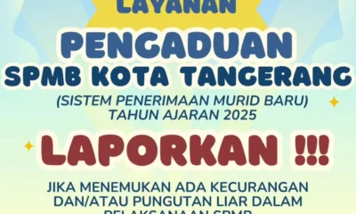 Spmb 2025 dimulai, inspektorat tangerang buka posko aduan gratifikasi dan pungli