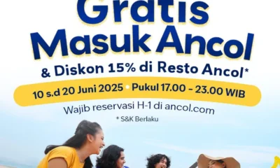 Sambut ulang tahun jakarta, ancol gratiskan tiket masuk mulai hari ini