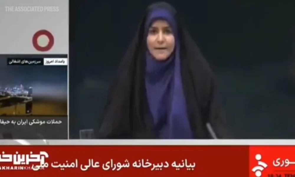 Serangan israel hantam studio tv iran saat siaran langsung berlangsung