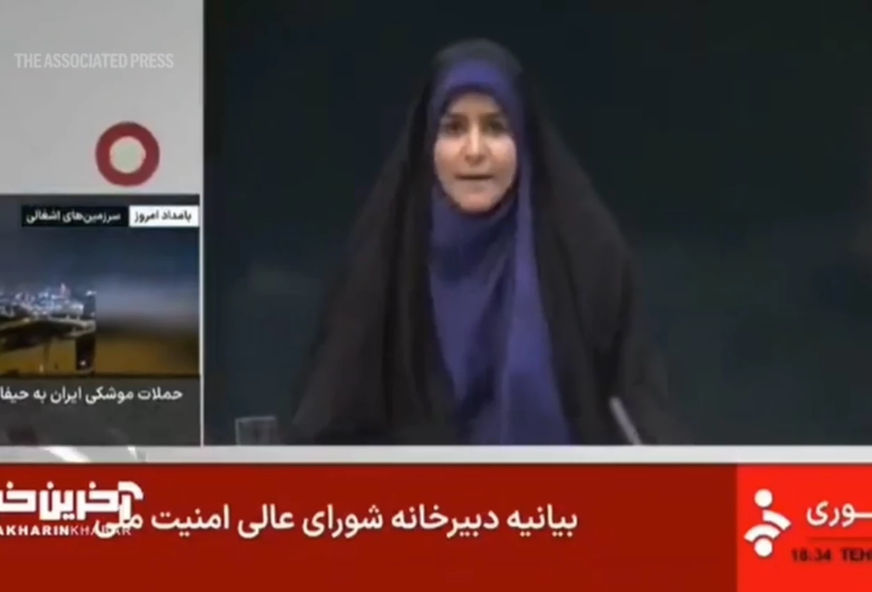 Serangan israel hantam studio tv iran saat siaran langsung berlangsung
