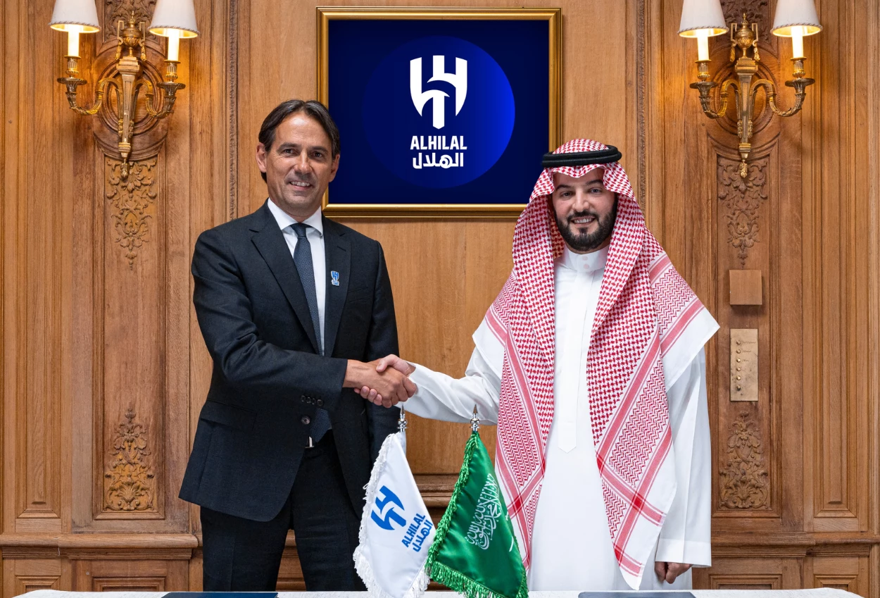 Simone inzaghi resmi jadi pelatih baru al hilal saudi arabia