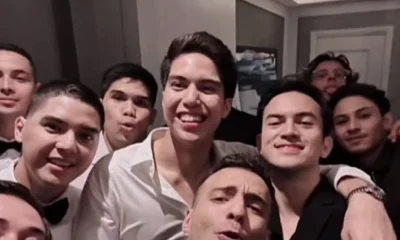 Tak canggung, el rumi rangkul dan selfie dengan rizky nazar di pernikahan al ghazali