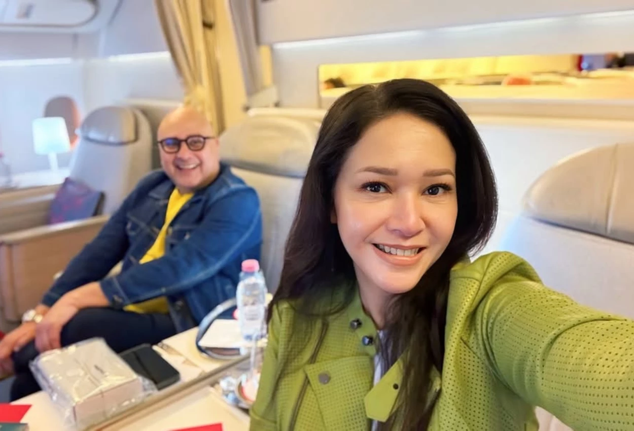 Terbang ke eropa, maia estianty absen di ngunduh mantu al ghazali dan alyssa daguise