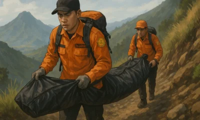 Turis brasil yang terjatuh dari jurang gunung rinjani ditemukan meninggal dunia