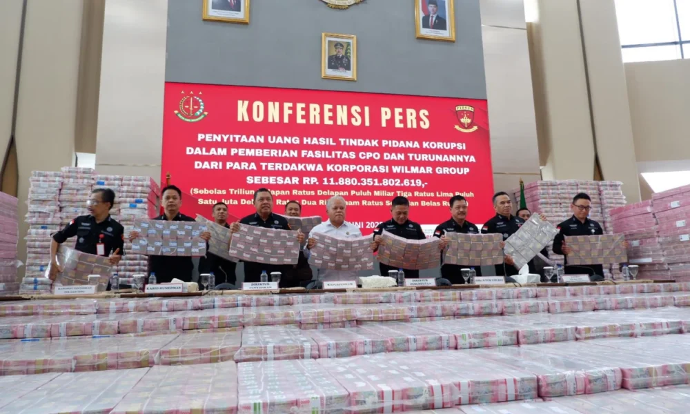 Uang rp11 triliun disita kejagung dari 5 terdakwa kasus cpo wilmar group