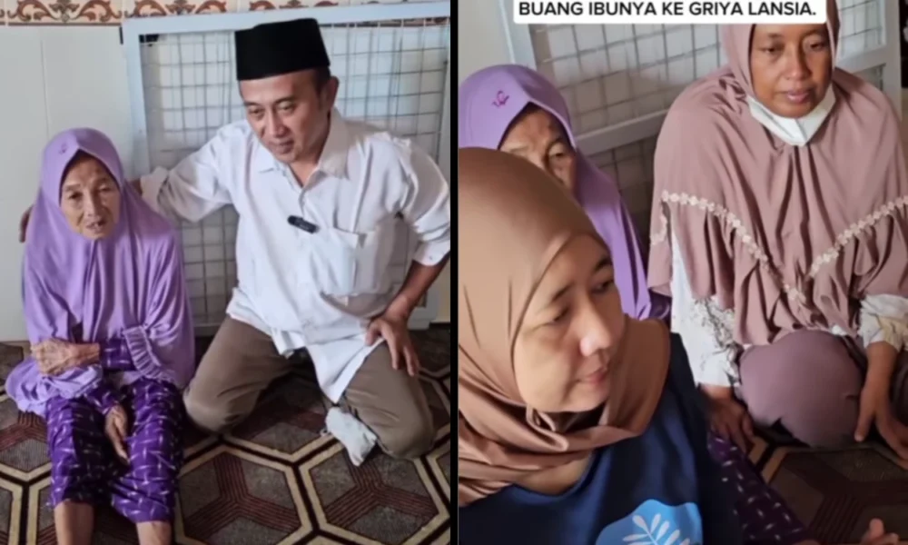 Viral! 2 anak titipkan ibu ke panti jompo, minta tak dikabari jika wafat
