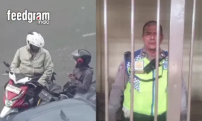 Viral! polisi di medan palak pemotor wanita