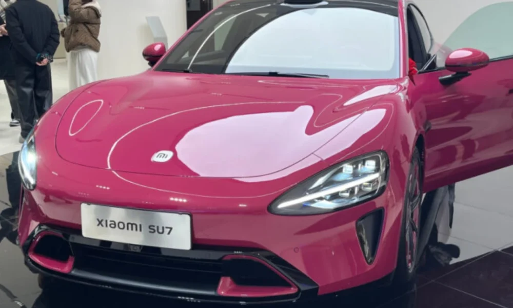 Xiaomi su7 electric sedan