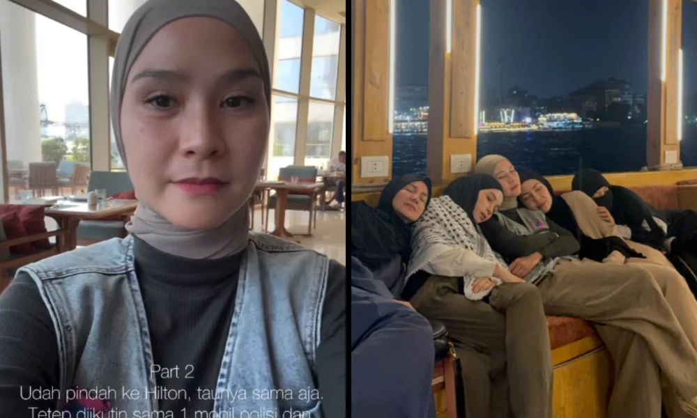 Zaskia adya mecca ceritakan situasi sulit saat menuju global march to gaza