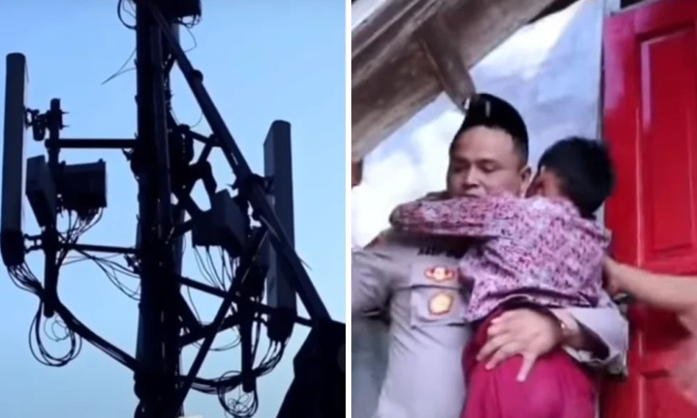 Anak sd di bandung diduga hendak bunuh diri usai dimarahi guru, panjat tower 25 meter