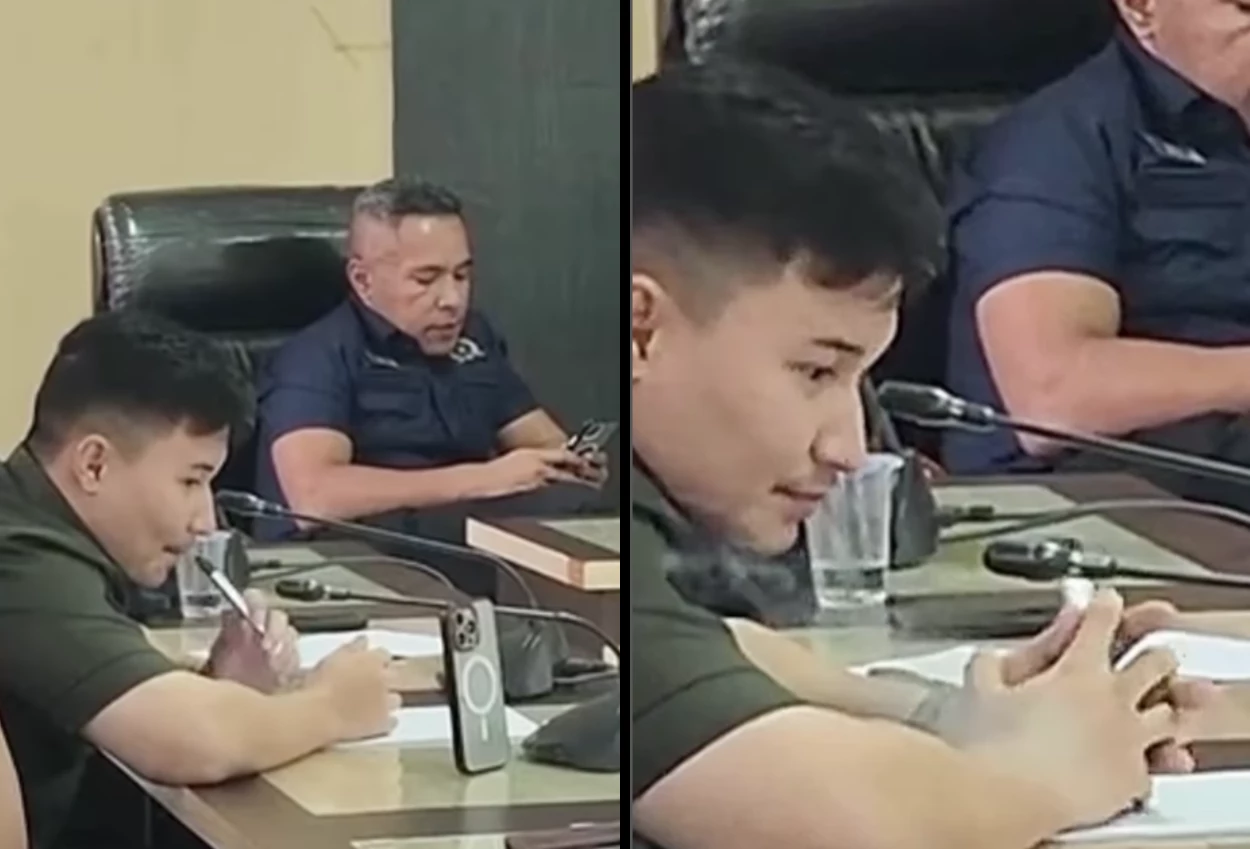 Anggota dprd kendari tertangkap kamera sedang ngevape saat rdp