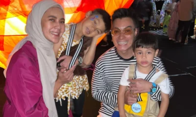 Baim wong dan paula verhoeven kompak datang di acara kelulusan anak