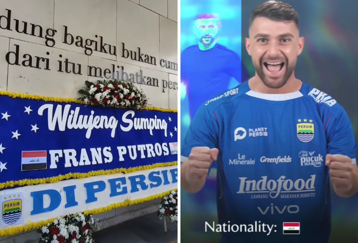 Bek timnas irak, frans putros resmi gabung persib