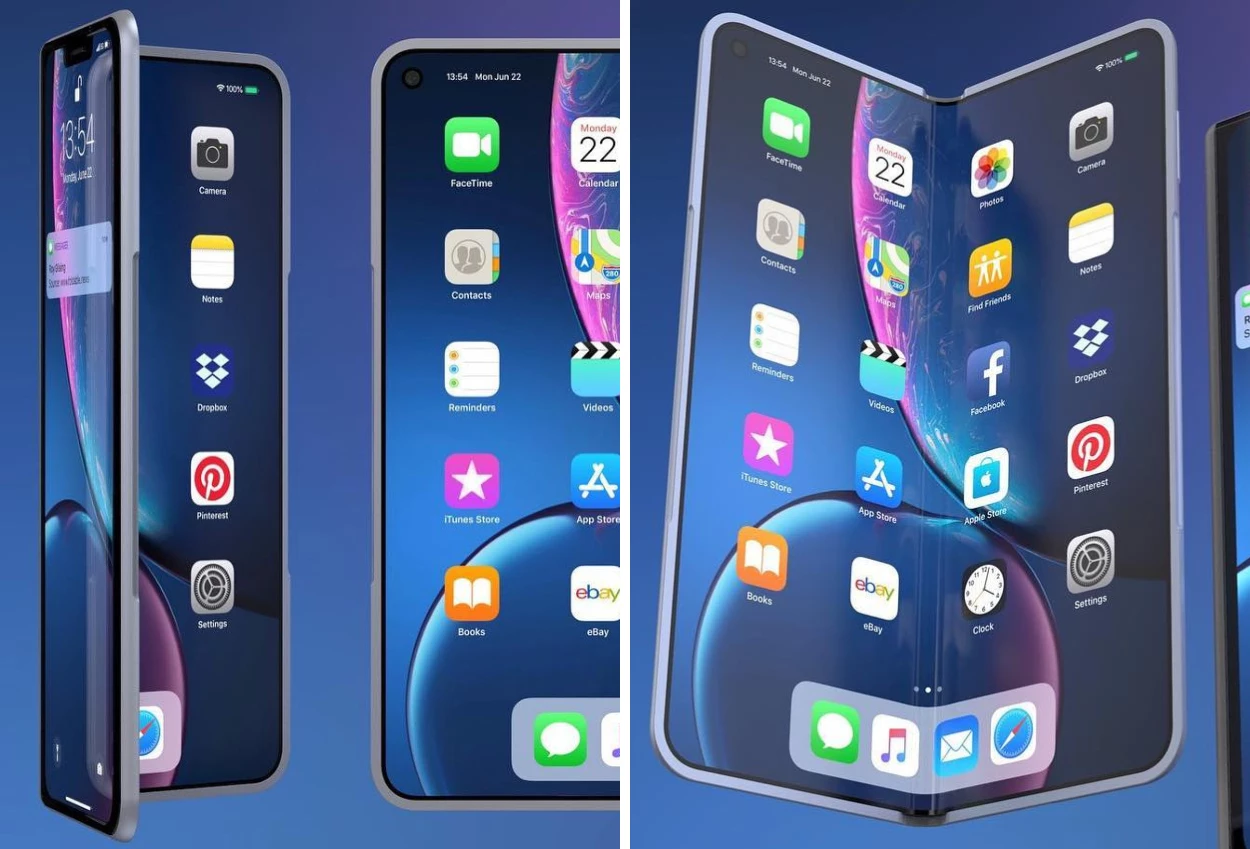 Bocoran iphone fold dengan desain super tipis & teknologi canggih