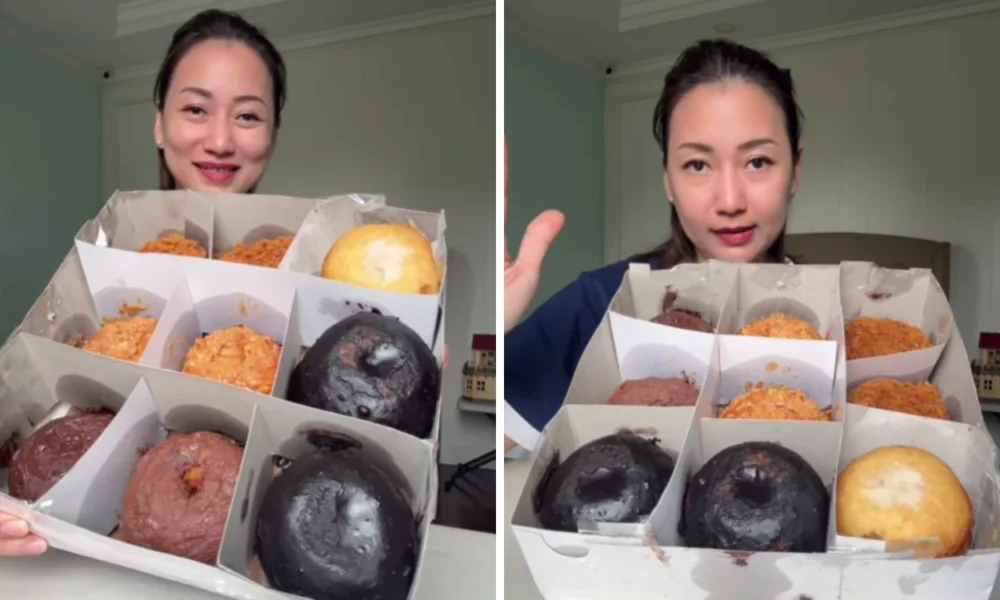 Donat pinkan mambo seharga rp200 ribu direview food vlogger, netizen keliatannya gak enak