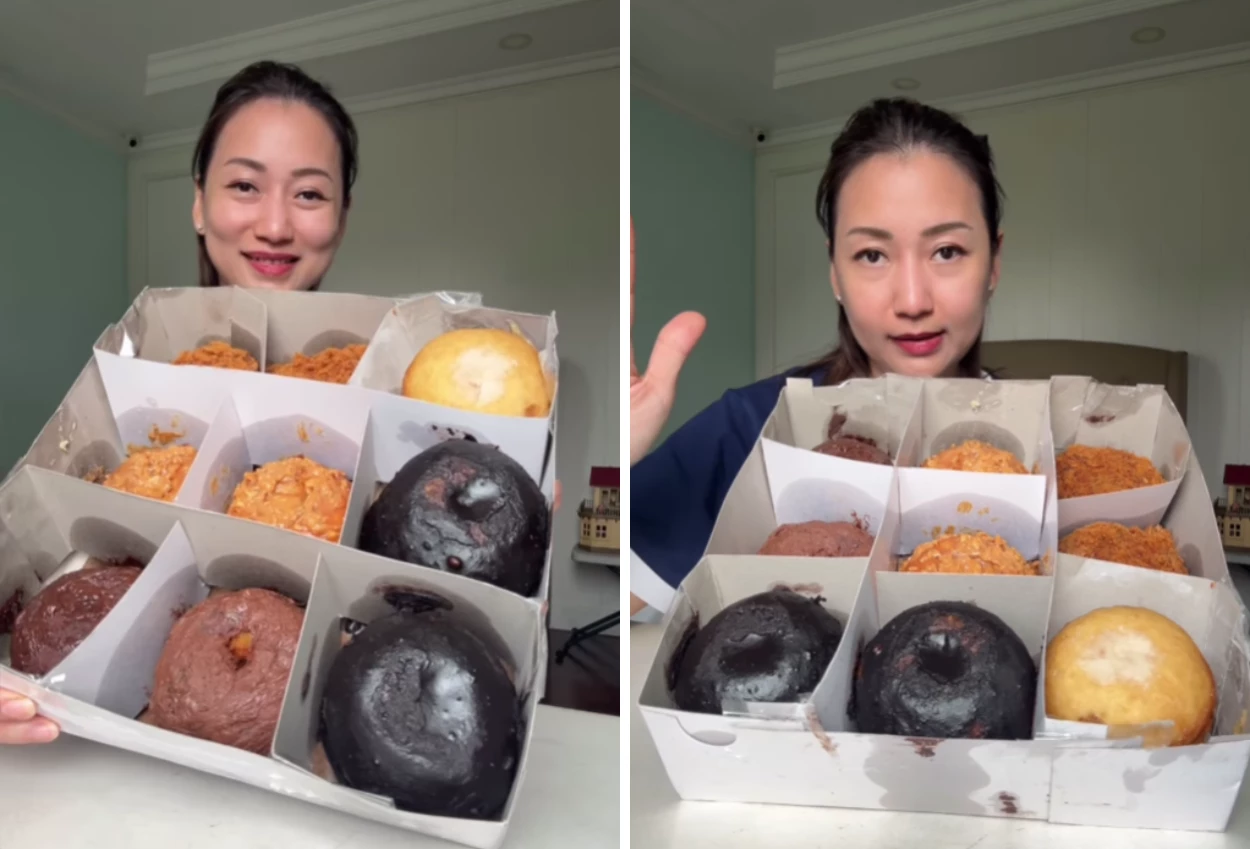 Donat pinkan mambo seharga rp200 ribu direview food vlogger, netizen keliatannya gak enak