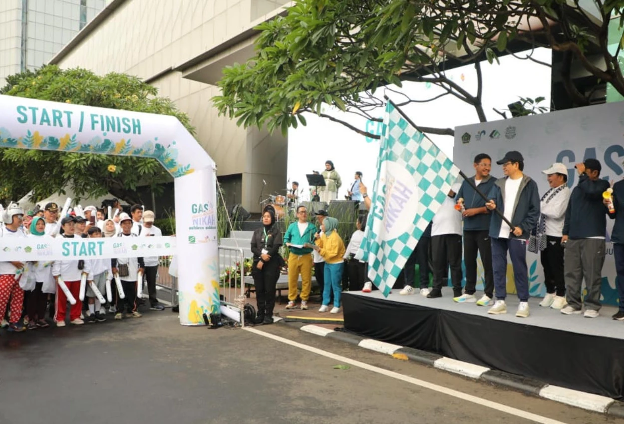 Kemenag Luncurkan Gerakan Sadar Pencatatan Nikah di CFD Jakarta