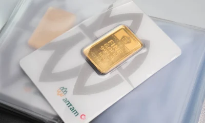 Harga emas antam hari ini turun, simak rinciannya