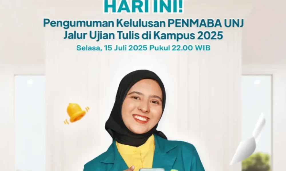Hasil penmaba unj 2025 diumumkan, simak cara ceknya!