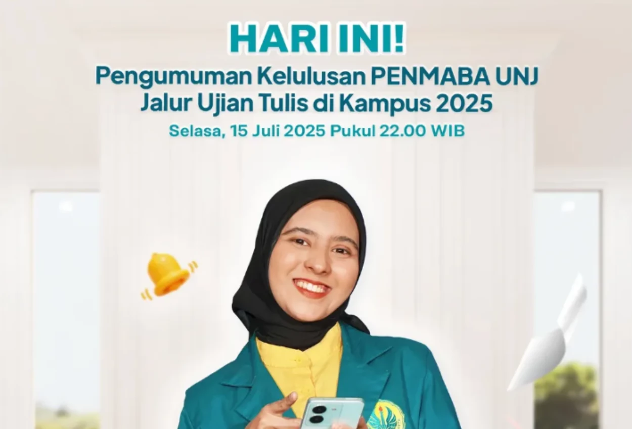 Hasil penmaba unj 2025 diumumkan, simak cara ceknya!