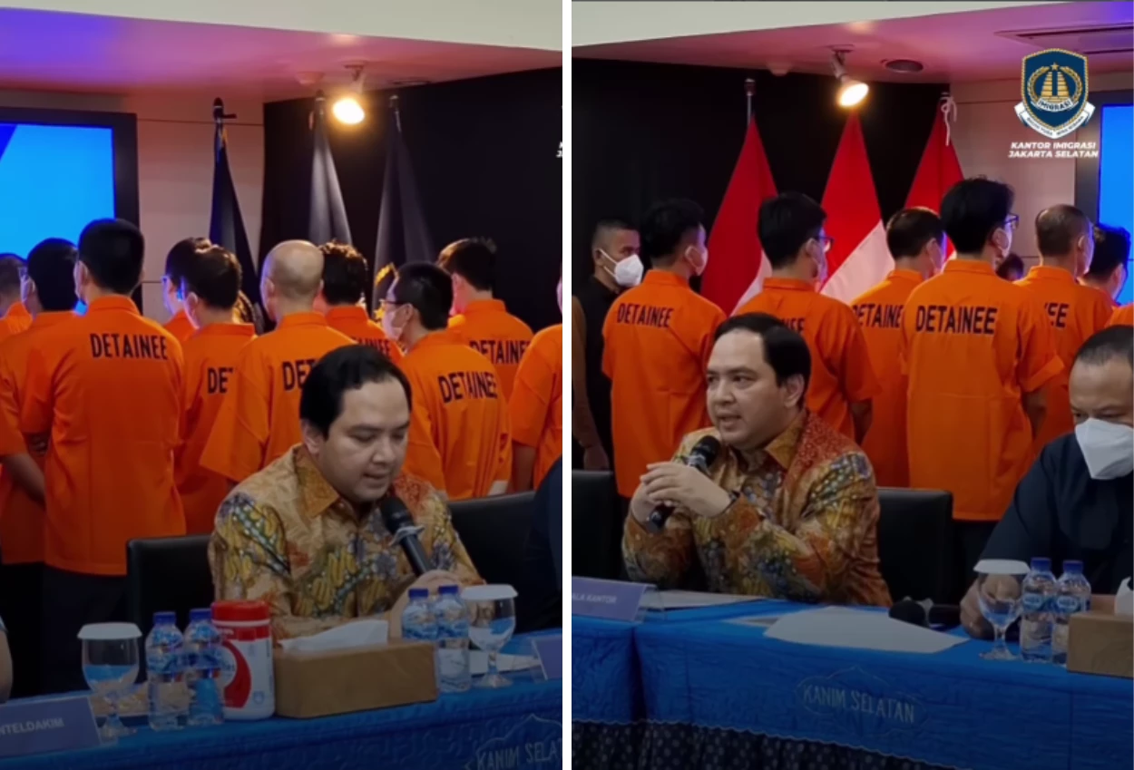 Imigrasi jaksel tangkap 24 wna ilegal, ada kasus pelecehan seksual