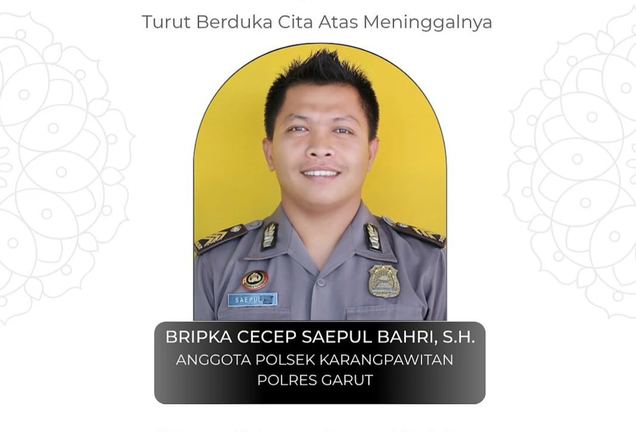 Kapolri naikkan pangkat bripka cecep yang gugur di pernikahan anak dedi mulyadi