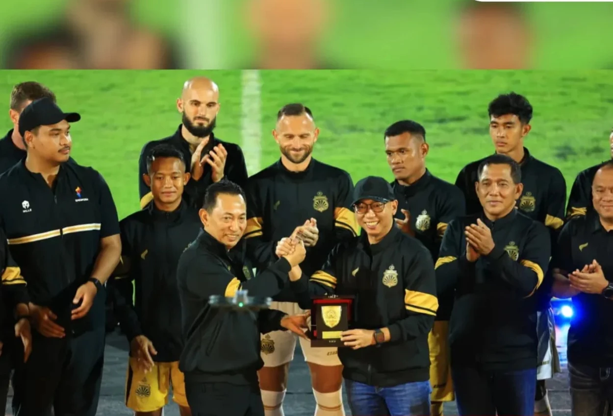 Kapolri resmikan peluncuran tim sepak bola bhayangkara presisi lampung fc