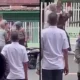 Kocak! polisi ternate nangis minta tolong di jalan saat dijemput propam