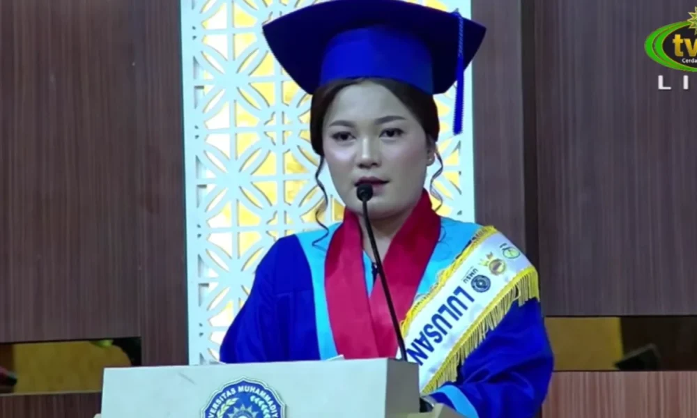 Laura, mahasiswi kristen umsu resmi dapat beasiswa s2 lewat jalur pantun