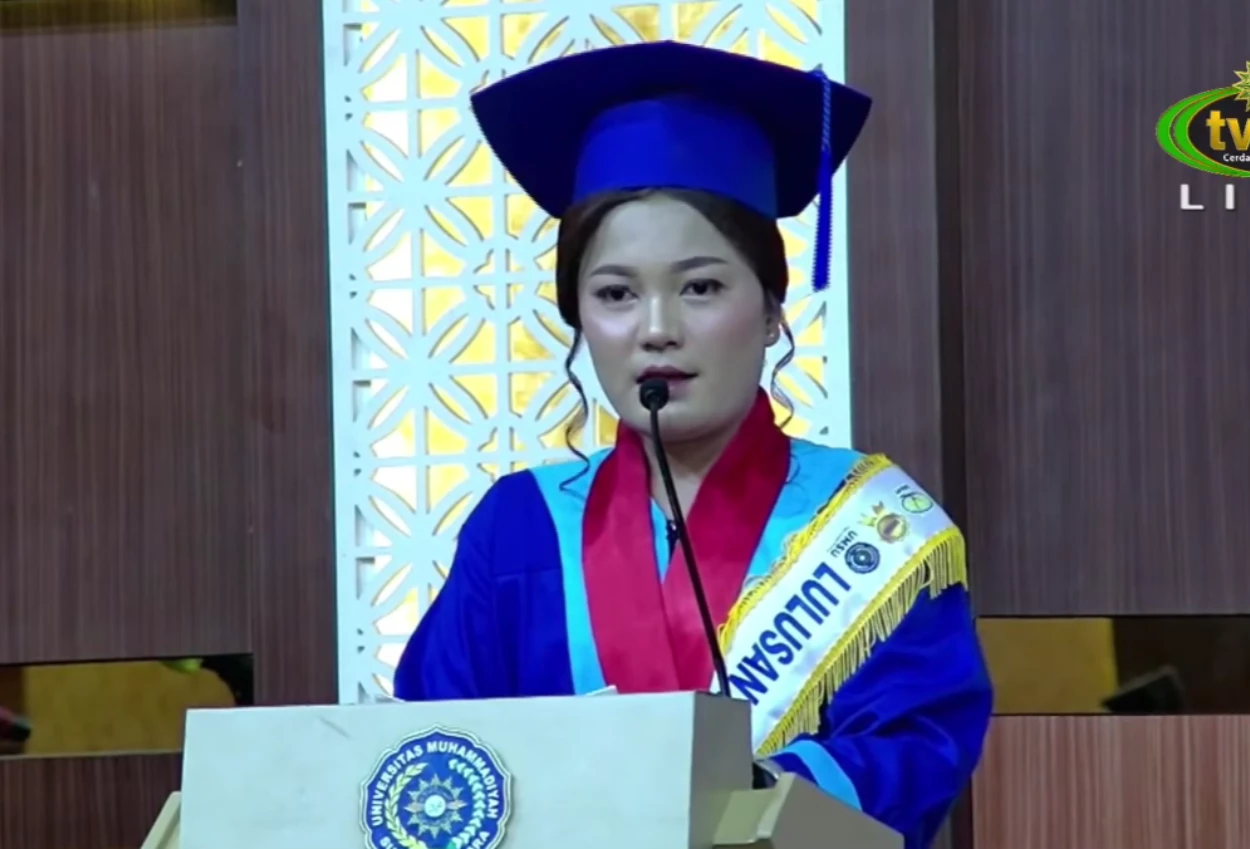 Laura, mahasiswi kristen umsu resmi dapat beasiswa s2 lewat jalur pantun