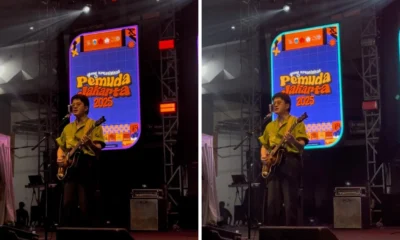 Lirik lagu lampu merah dan bunga maaf yang jadi penutup di acara puncak ajang kreativitas pemuda jakarta